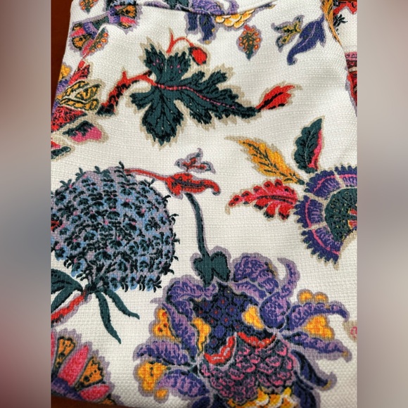 J Crew Brand New With Tags Colorful Cotton Paisley Trumpet Skirt Size 6 - Picture 11 of 11